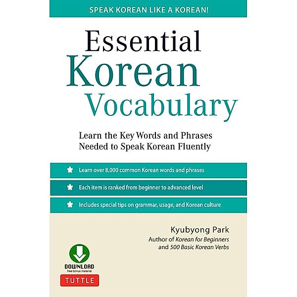 Essential Korean Vocabulary, Kyubyong Park