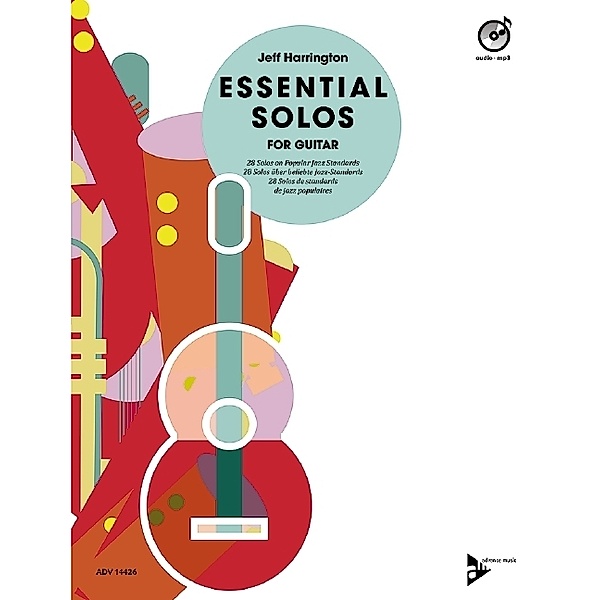 Essential Solos / Essential Solos for Guitar, m. MP3-CD, Jeff Harrington