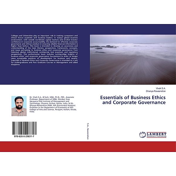 Essentials of Business Ethics and Corporate Governance, Vivek S.A., Dhanya Raveendran