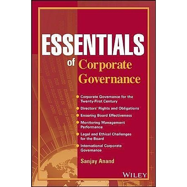 Essentials of Corporate Governance / Essentials, Sanjay Anand