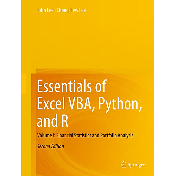 Essentials of Excel VBA, Python, and R, John Lee, Cheng-Few Lee