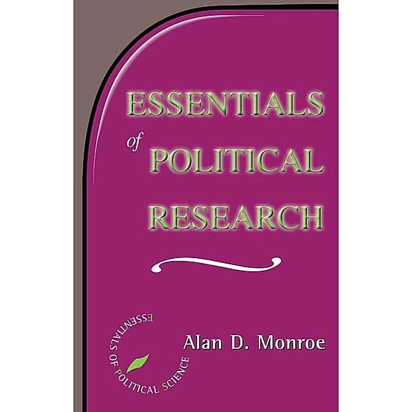Essentials Of Political Research, Alan Monroe
