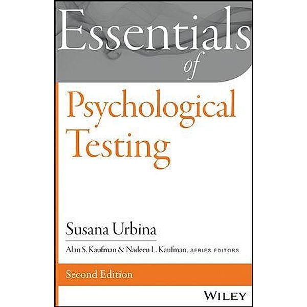 Essentials of Psychological Testing / Essentials, Susana Urbina
