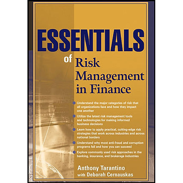Essentials of Risk Management in Finance, Anthony Tarantino, Deborah Cernauskas