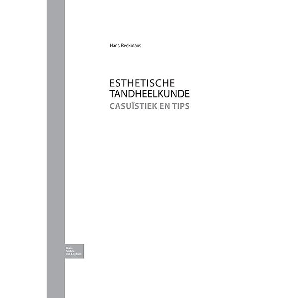 Esthetische tandheelkunde, H. Beekmans