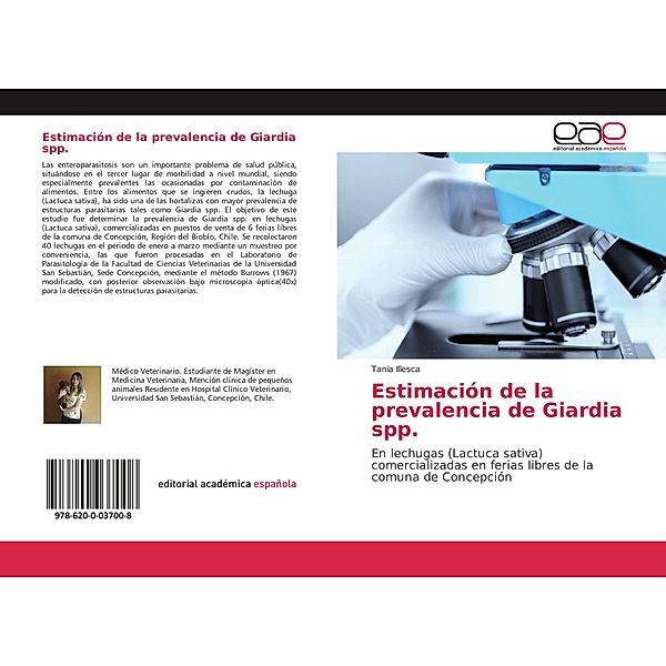 Estimación de la prevalencia de Giardia spp., Tania Illesca