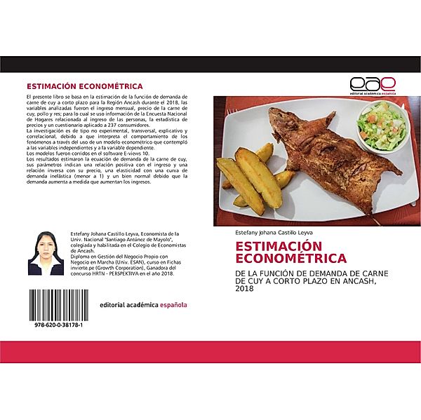 ESTIMACIÓN ECONOMÉTRICA, Estefany Johana Castillo Leyva