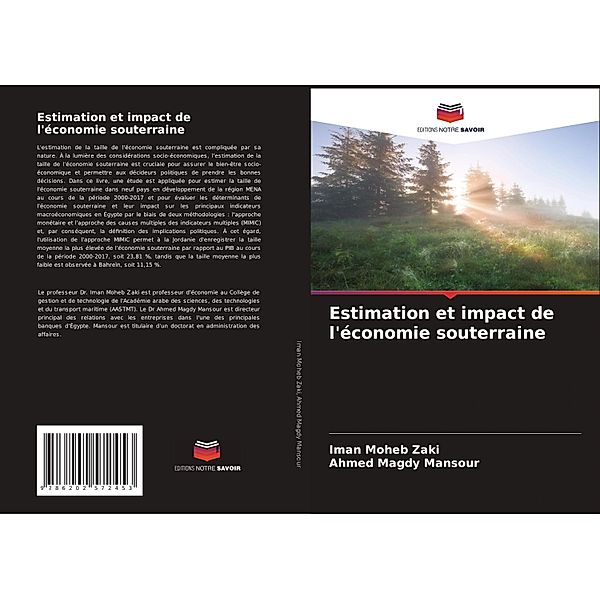 Estimation et impact de l'économie souterraine, Iman Moheb Zaki, Ahmed Magdy Mansour