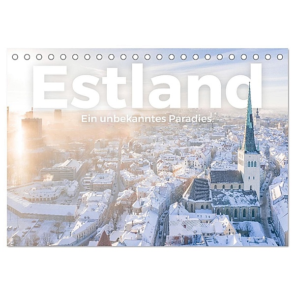 Estland - Ein unbekanntes Paradies. (Tischkalender 2024 DIN A5 quer), CALVENDO Monatskalender, M. Scott