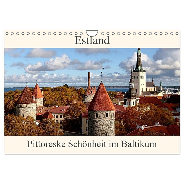 Estland - Pittoreske Schönheit im Baltikum (Wandkalender 2024 DIN A4 quer), CALVENDO Monatskalender, Bernd Becker