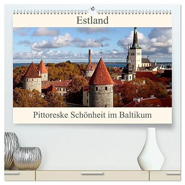 Estland - Pittoreske Schönheit im Baltikum (hochwertiger Premium Wandkalender 2025 DIN A2 quer), Kunstdruck in Hochglanz, Calvendo, Bernd Becker