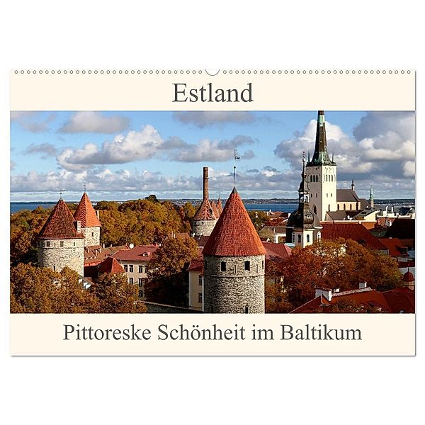 Estland - Pittoreske Schönheit im Baltikum (Wandkalender 2025 DIN A2 quer), CALVENDO Monatskalender, Calvendo, Bernd Becker