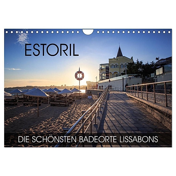 ESTORIL - die schönsten Badeorte Lissabons (Wandkalender 2024 DIN A4 quer), CALVENDO Monatskalender, Val Thoermer