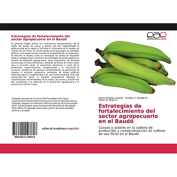 Estrategias de fortalecimiento del sector agropecuario en el Baudó, Dayro Palacios Lizarda, Amilkar E. Asprilla  M, Eduar M. Rivas R