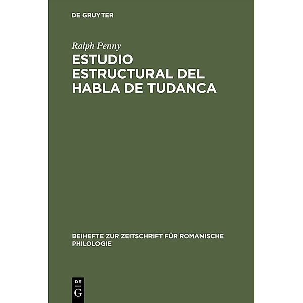 Estudio estructural del habla de Tudanca, Ralph Penny