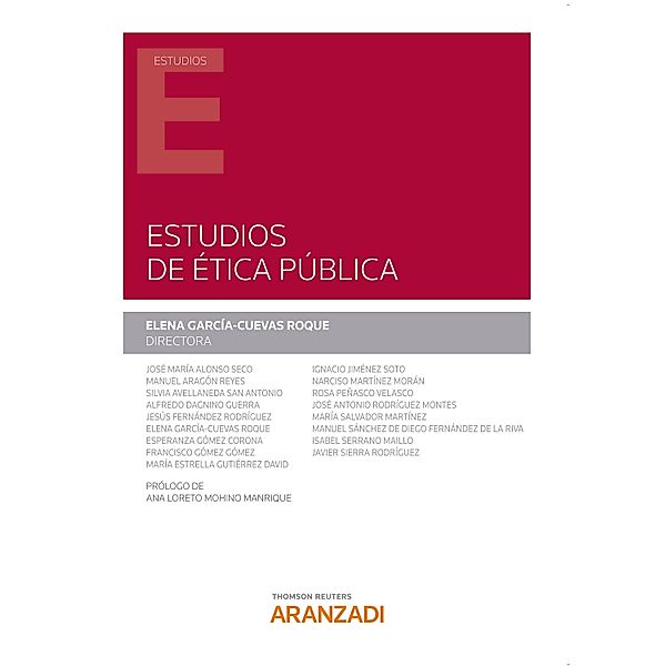 Estudios de Ética Pública / Estudios, Elena García-Cuevas Roque