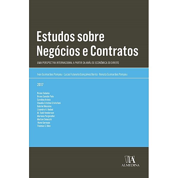 Estudos Sobre Negócio e Contratos / Obras Coletivas, Ivan Guimarães Pompeu, Lucas Fulanete Gonçalves Bento, Renata Guimarães Pompeu