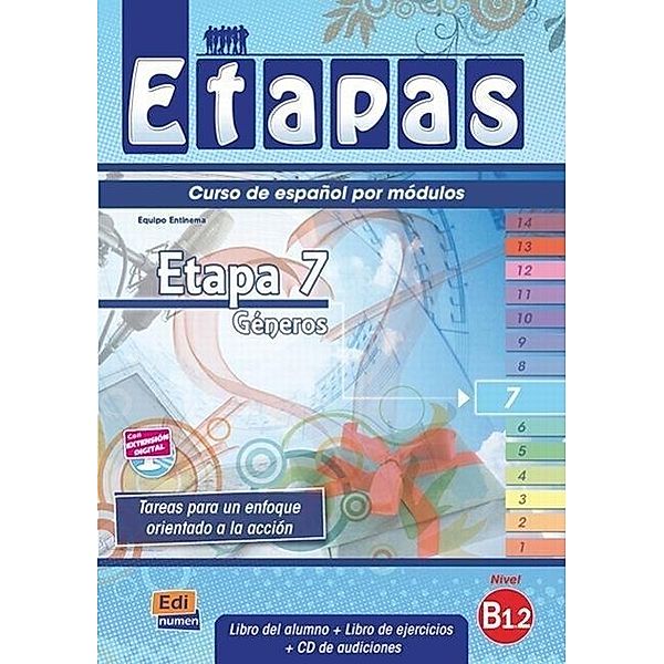 Etapas Level 7 Generos - Libro del Alumno/Ejercicios + CD, Sonia Eusebio Hermira, Beatriz Coca del Bosque, Elena Herrero Sanz