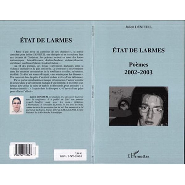 Etat de larmes: poemes 2002-2003 / Hors-collection, Denieuil Julien