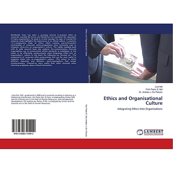 Ethics and Organisational Culture, Liza Nel, Pieter S. Nel, Andries J. Du Plessis