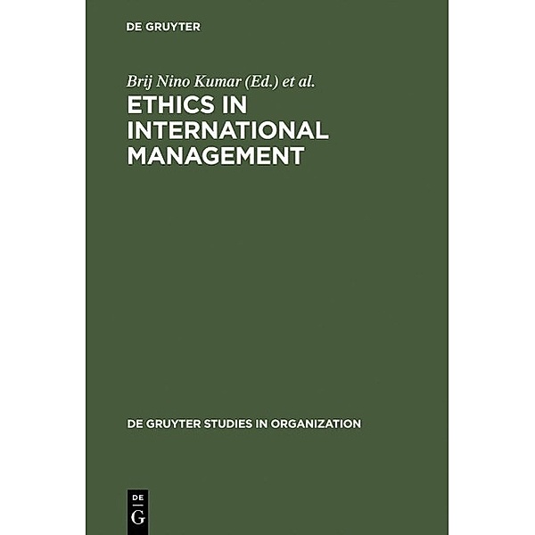 Ethics in International Management / De Gruyter Studies in Organization Bd.84