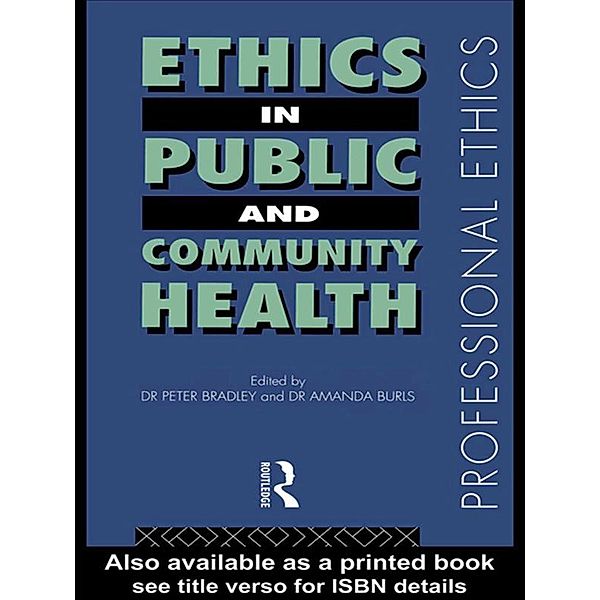 Ethics in Public and Community Health