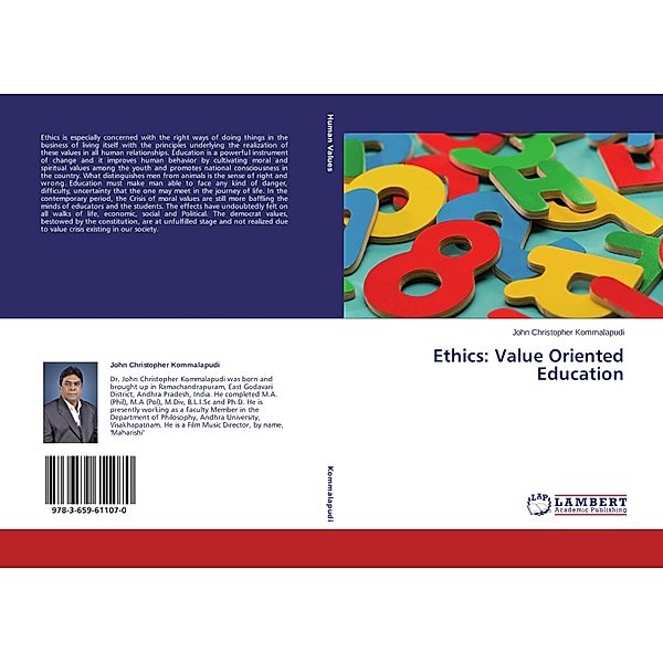 Ethics: Value Oriented Education, John Christopher Kommalapudi