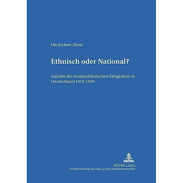 Ethnisch oder National?, Ute Richter-Eberl