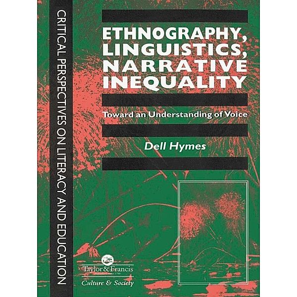 Ethnography, Linguistics, Narrative Inequality, Dell Hymes
