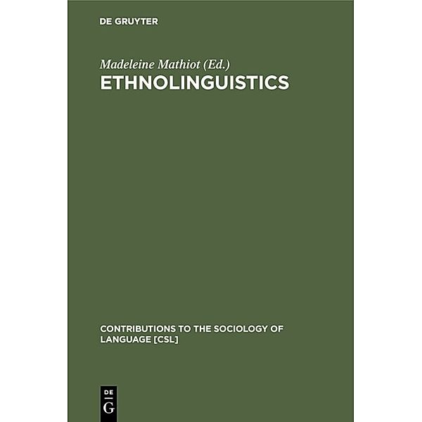 Ethnolinguistics