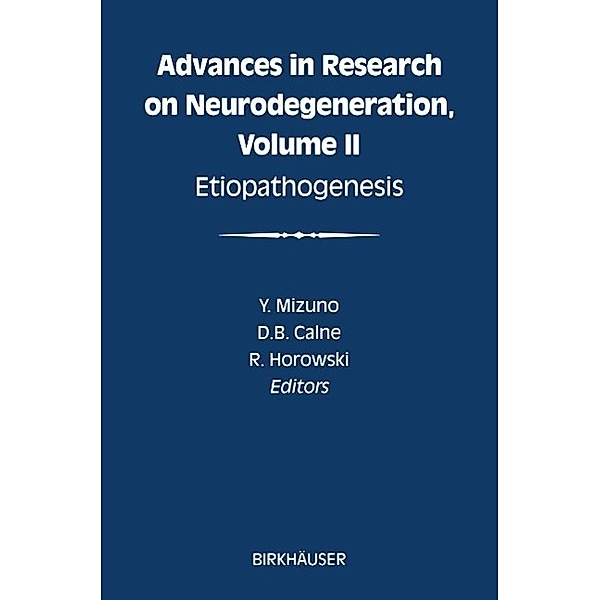Etiopathogenesis / Advances in Research on Neurodegeneration Bd.2