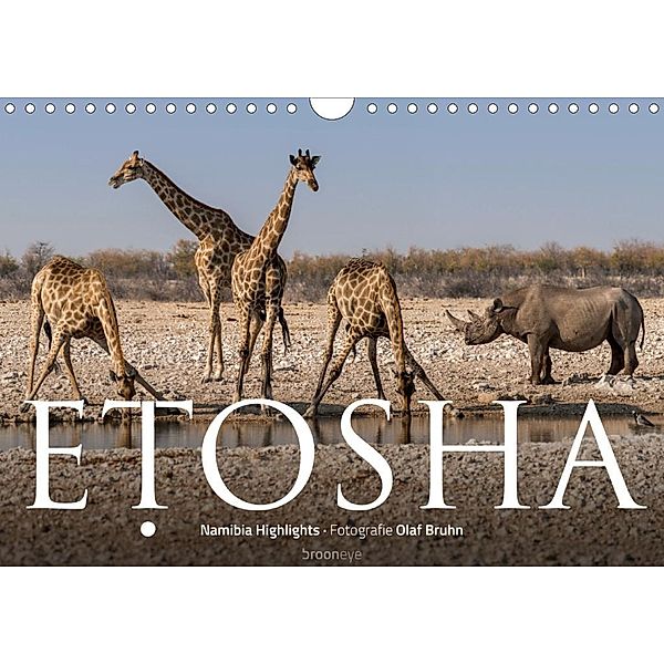 ETOSHA - Namibia Highlights (Wandkalender 2020 DIN A4 quer), Olaf Bruhn