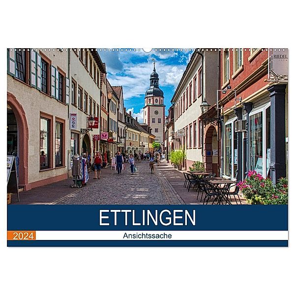 Ettlingen - Ansichtssache (Wandkalender 2024 DIN A2 quer), CALVENDO Monatskalender, Thomas Bartruff