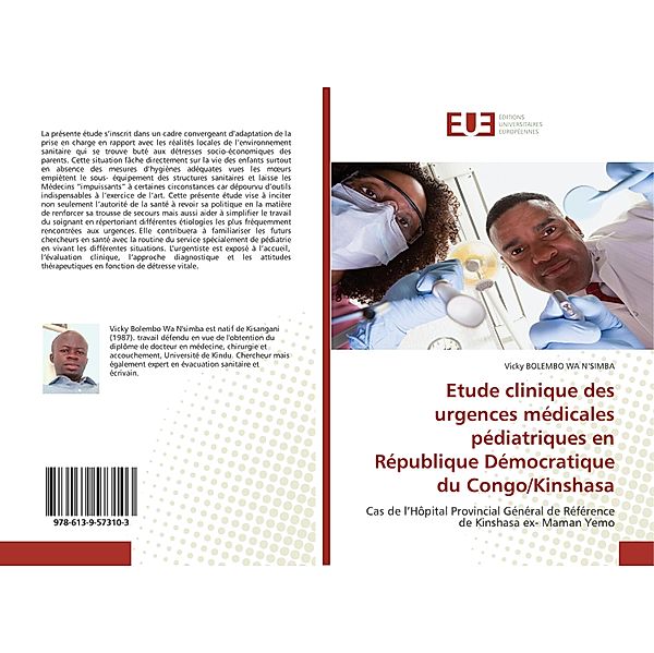 Etude clinique des urgences médicales pédiatriques en République Démocratique du Congo/Kinshasa, Vicky BOLEMBO WA N'SIMBA