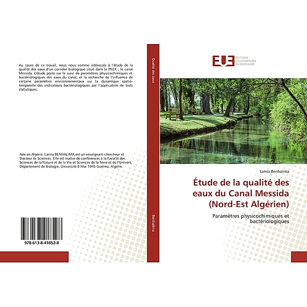 Étude de la qualité des eaux du Canal Messida (Nord-Est Algérien), Lamia Benhalima