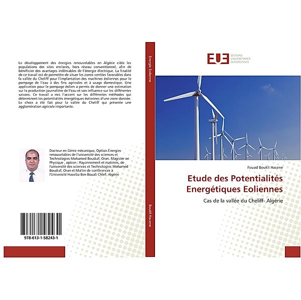Etude des Potentialités Energétiques Eoliennes, Fouad Boukli Hacene