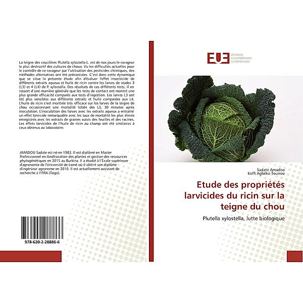 Etude des propriétés larvicides du ricin sur la teigne du chou, Sadate Amadou, Koffi Agbéko Tounou