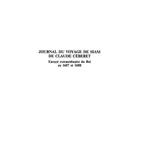 Etude historique et critique du journal du voyage de Siam de / Hors-collection, Jacq-Hergoualc'H