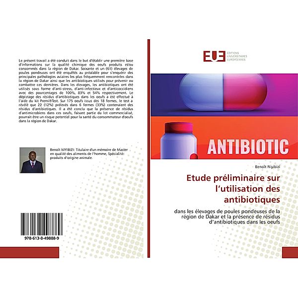 Etude préliminaire sur l'utilisation des antibiotiques, Benoît Niyibizi