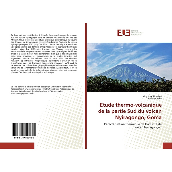 Etude thermo-volcanique de la partie Sud du volcan Nyiragongo, Goma, King Iragi Birindwa, Honoré Ciraba