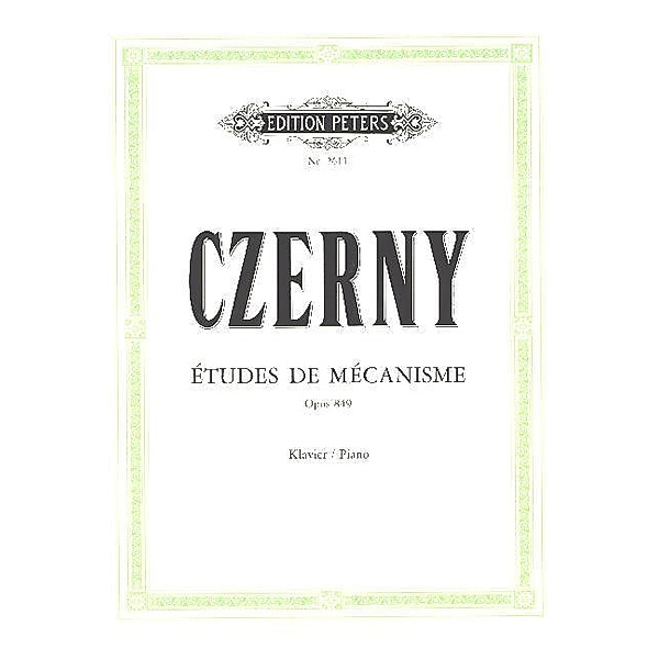 Études de Mécanisme op. 849, für Klavier, Carl Czerny