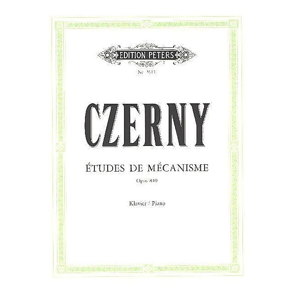 Études de Mécanisme op. 849, für Klavier, Carl Czerny