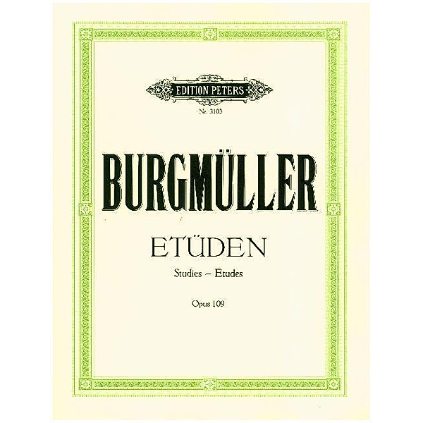 Etüden op. 109, Klavier, Friedrich Burgmüller