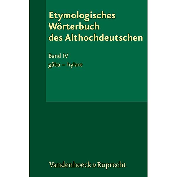 Etymolog. Wtb  Althochdeutsch Bd 004