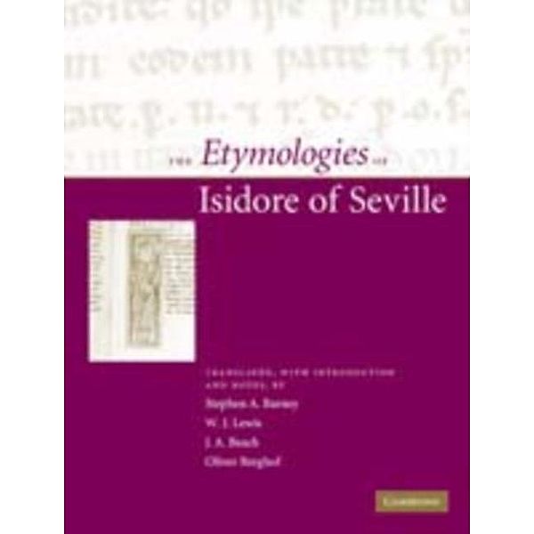 Etymologies of Isidore of Seville