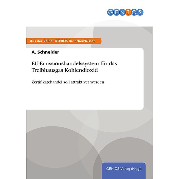 EU-Emissionshandelssystem für das Treibhausgas Kohlendioxid, A. Schneider