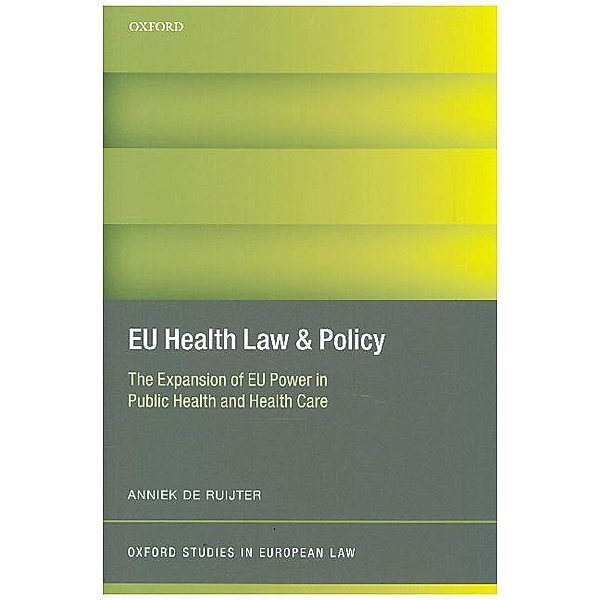 EU Health Law & Policy, Anniek de Ruijter