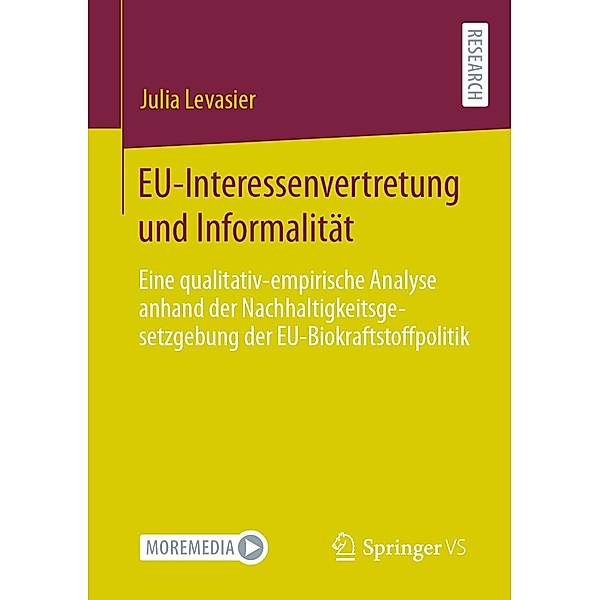 EU-Interessenvertretung und Informalität, Julia Levasier