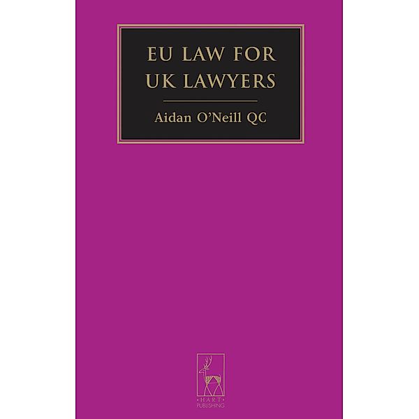 EU Law for UK Lawyers, Aidan O'Neill
