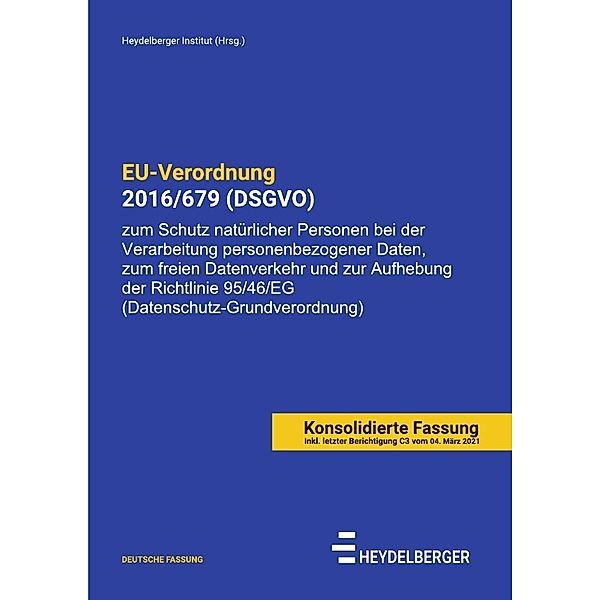 EU-Verordnung 2016/679 (DSGVO), Heydelberger Institut